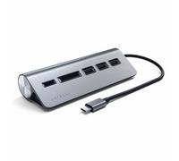 Satechi Type-C Aluminum USB Hub & Card Reader Gris Espace USB-C