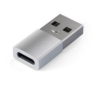 Satechi Adaptateur USB A vers USB C, Transfert de Données Ultra Rapide 10 Gbps et Charge 15W, Conçu pour CarPlay, PC et Ordinateurs Portables Mac et Windows