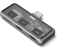 Satechi, USB 3.2 Mobile XR Hub 100W avec slot Micro SD 4K, Gris