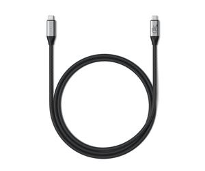 Satechi USB4 V2 Pro Cable câble USB USB4 Gen 4x2 1,2 m USB C Argent, Noir
