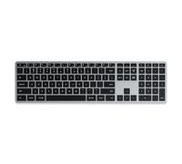 Satechi X3 clavier Bureau Bluetooth QWERTY Norvégien Noir, Gris