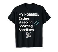 Satellite Spotter Astronomie Amateur Suivi Satellite T-Shirt