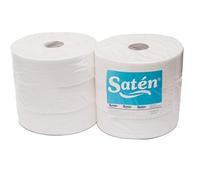 saten hi6083560fr toilette industriel, papier vierge, 2 couches, gaufré, largeur 85 Lot de 310 m (Pack de 6)