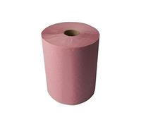 Saten Lot de 6 bobines de papier gaufré recyclé Rose 180 m