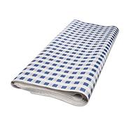 saten mt98010190 Nappe, 100 x 100 cm, gaufré, 38 gr, tableau (5 s de 100 unités), bleu