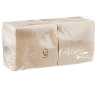 saten ser22117138 coktail, serviette 20 x 20, 2 couches, pli 1/4, 100 serviettes, punta-punta, Kraft