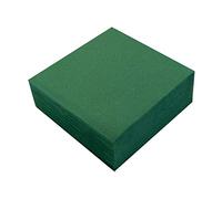 saten ser41006780 Deluxe Soy élégant, serviette 40 x 40, airlaid, pli 1/4, 50 serviettes, vert