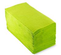 saten ser42107571 Premium, serviette 40 x 40, 2 couches, pli 1/8, 40 serviettes, punta-punta, kiwi