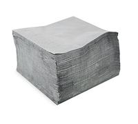 saten ser42207311 Collection, Serviette 40 x 40, 2 couches, pli 1/4, 100 serviettes, 2 couches lisse avec Cenefa, gris etain