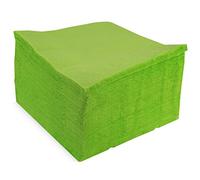 saten ser42207312 Collection, Serviette 40 x 40, 2 couches, pli 1/4, 100 serviettes, 2 couches lisse avec Cenefa, kiwi