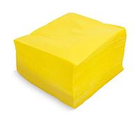 saten ser4230243 Collection, Serviette 40 x 40, 2 couches, pli 1/4, 100 serviettes, 2 couches lisse avec Cenefa, jaune