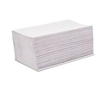 Saten Serviette en papier à main, papier gaufré et recyclé, pliée en V, 20 x 21, 1 couche, 20 paquets de 200 unités