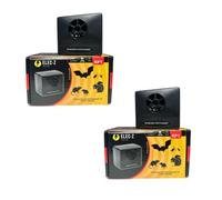 Satenco LOT 2 x RP1 Répulsif Ultrason Efficace Anti Chauve-Souris Insecte Rongeur Cafards Araignées Tiques Puces