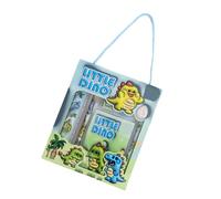 Saterkali Ensemble de papeterie pour enfants, 6 pièces de dessin animé 3D en relief, coffret cadeau en plastique, pour l'école primaire, les devoirs essentiels pour la rentrée scolaire