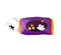 Saterkali Halloween Dog Squeaky Chew Toy Durable Plush Pumpkin Ghost Toy | Durable plush fabric with reinforced stitching, ideal for tugging and chewing, designed for all dog breeds E