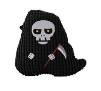 Saterkali Halloween Dog Squeaky Chew Toy Durable Plush Pumpkin Ghost Toy | Durable plush fabric with reinforced stitching, ideal for tugging and chewing, designed for all dog breeds B