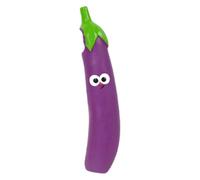 Saterkali Realistic Fruit Dog Chew Toy, Squeaky Latex Teething Pet Play | Natural Latex Material, Interactive Vegetable Shape, Stress Relief for Puppies B