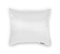 Satin Beauty Pillow White Taie d'oreiller en Satin pour Cheveux Brillants et Peau éclatante, 60 x 70 cm (Blanc)