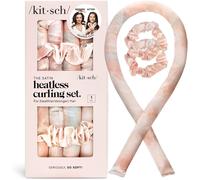 Satin Bigoudis Sans Chaleur Ensemble - Bigoudis Sans Chaleur Pour Cheveux Courts Et Longs Et Boucles