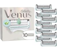 + Satin Care Lot De 10 Recharges De Rasoir Pour Femme Pour La Peau Et Les Poils Pubiens, Authentiques, Lame De Précision Pour Bien Raser Les Zones Difficiles Et Barre De Protection[Z530]