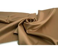 Satin épais avec Élasthanne, tissu décoratif, 50 x 150 cm (Café Latté)