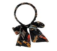 Satin Fabric Hair Bands, Anti-Slip Cross Knotted Fabric Headband, Adjustable Bow, Retro, Fashionable, Suitable For Daily Walking And Sports Wear,Fashion Ponytail Holder Sweet Hair Accessories for Wome
