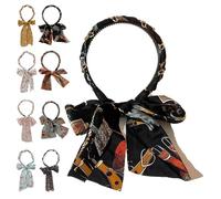 Satin Fabric Hair Bands, Retro Satin Cross Knotted Fabric Headband,Fashionable Adjustable Bow Bowknot Hairbands,Non Slip Ribbon for Hair for Women (Type B)