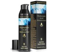 Creme Hydratante Visage Homme Acide Hyaluronique 75ml - Soins pour le Visage Bio Anti Cerne Homme et Anti Ride - Creme Visage à base d' Aloe Vera - Fait en Allemagne - Satin Naturel