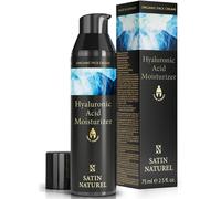 Satin Naturel Creme Hydratante Visage Homme Acide Hyaluronique 75ml-Soins Pour Le Visage Bio À Base D' Aloe Vera-Idées Cadeaux Pour La Fête Des Pères
