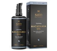 Satin Naturel Huile de Macadamia 100 ml - Huile de Macadamia Pure à 100% pour Cheveux, Visage et Corps - Hydratation et Douceur pour la Peau & Cheveux Brillants - Vegan & Cosmétique Naturelle