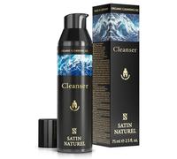 Satin Naturel Nettoyant Visage Homme Bio 75 ml - À l’Aloe Vera & au Houblon pour un Nettoyage en Profondeur - Contre les Boutons & Points Noirs - Soin Visage Vegan Fabriqué en Allemagne