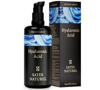 Satin Naturel Sérum à l’Acide Hyaluronique Hautement Dosé 100 ml - Hydratation 24h - Sérum Visage Vegan Femme et Homme - Anti-Âge à l’Aloe Vera BIO pour une Peau Lisse et Éclatante