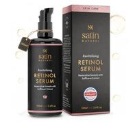 Satin Naturel Sérum au Rétinol 100 ml | Soin Visage Anti-Âge au Rétinol, Acide Hyaluronique, Niacinamide & Aloe Vera Bio, Contre les Rides, Cosmétique Végane
