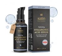 Serum Acide Hyaluronique Visage 50ml, Booster de Collagene et Acide Hyaluronique Pur - Acide Hyaluronique Serum Visage - Serum Anti Age - Anti Ride Soins pour le Visage Peau Sensible - Satin Naturel