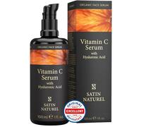 Satin Naturel - Sérum Vitamine C visage 100 ml - Soins du visage, éliminer les cernes, anti-âge