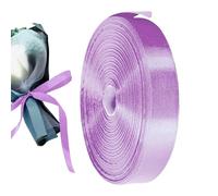 Satin Ribbon 2cm x 100 Yards Double Faced Smooth Ribbn | Wide Satin Craft Ribbons | Elegant Decorative Ribbn Roll | Soft Fabric Ribbon | Ideal for wedding birthday cake floral bouquet DIY