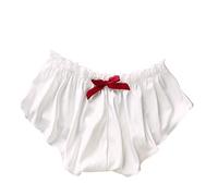 Satin S-XXXL Sous-vêtements pour femmes Pyjama en dentelle Soie Body Femme, Blanc., S
