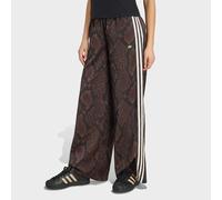 adidas Originals Pantalon de survêtement en satin imprimé serpent jambes larges Marron Taille 40