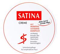 SATINA Crème Soin de beauté pour peaux sensibles, 150 ml Crème
