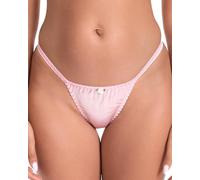 Satini Mesdames Belle Satin Culotte Bikini (Rose Clair, XXL)