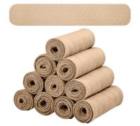 SATINIOR 10 Doublures de Soutien-Gorge Anti-Transpiration en Coton Rectangulaire 3 Couches pour Femme (Kaki, M)