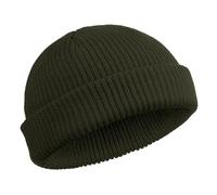 SATINIOR Bonnet de Trawler Watch Cap Chapeau de Crâne à Revers Bonnet Unisexe d’Hiver de Pêcheur (Vert Foncé),Taille unique