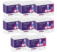 SATINO 061044 - Papier Toilette Prestige Supersoft - Écologique Ecolabel - Maxi Lot de 96 (8 x 12 x 200 feuilles)