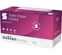 Satino by wepa 065680 Satino by wepa papier hygiénique feuille à feuille prestige 2 plis 9.000 serviettes