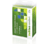 Satino by wepa 277340 Essuie-mains en papier Satino by wepa comfort Pliage Interfold 2 plis 3 000 serviettes