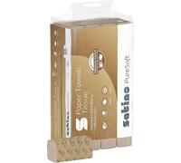 satino by wepa Papier essuie-mains PureSoft 206 x 320 mm brun 25 x 120 feuilles