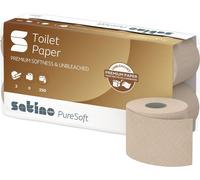 satino by wepa Papier hygiénique PureSoft 2 plis brun