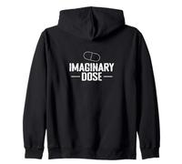 Satire Humoristique sur Une Pilule à Dose Imaginaire Sweat à Capuche