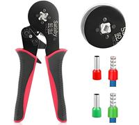 Satisby Pince à Sertir 16mm2 Quadrangulaire | 0.08-16mm²/AWG28-5, Pince a Sertir Cosse de Sertissage à Structure à Cliquet