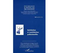 Satisfactions et insatisfactions professionnelles Tome 9 - Collectif - L'harmattan - broché - Revue